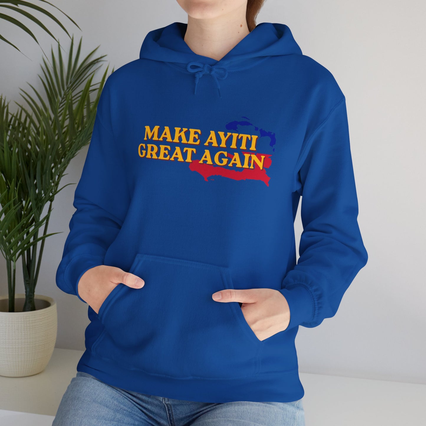 Hoodie - Make Ayiti Great Again / Neg Lakay Haitian Pride Pullover