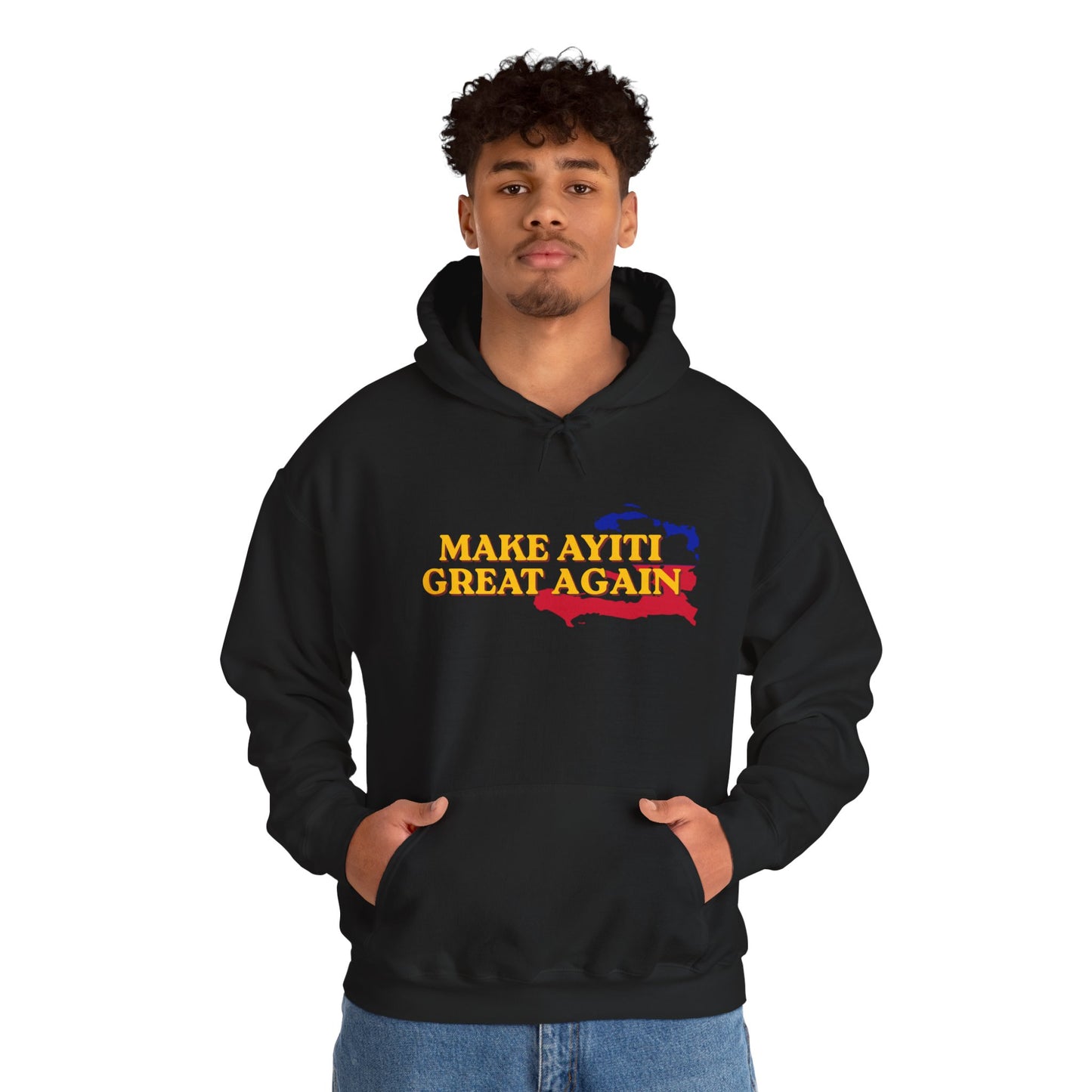 Hoodie - Make Ayiti Great Again / Neg Lakay Haitian Pride Pullover