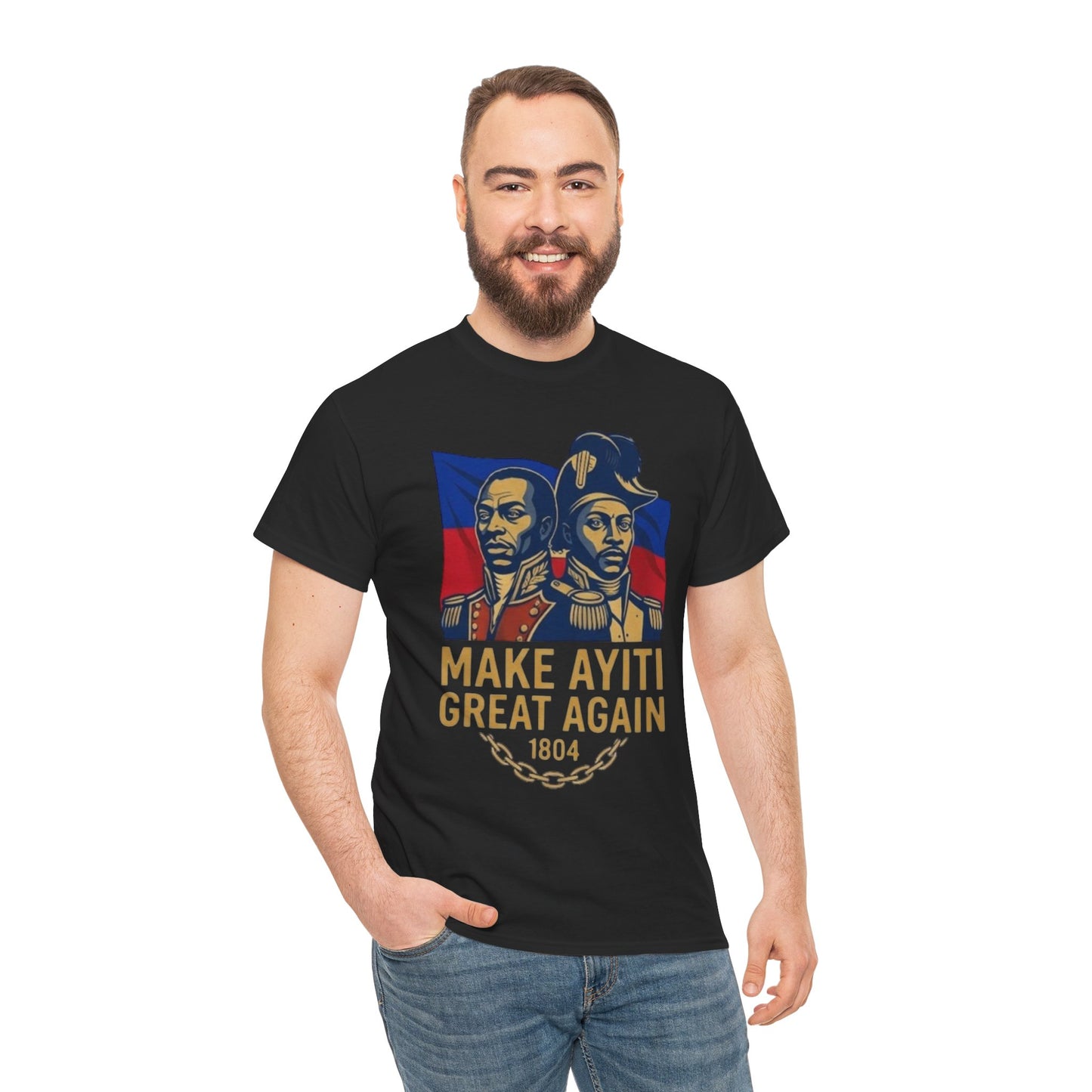 Make Ayiti Great Again T-Shirt | Haitian Revolution 1804 Flag Tee