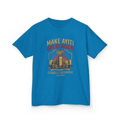 Make Ayiti Great Again kids T-Shirt | Citadelle Laferrière illustration
