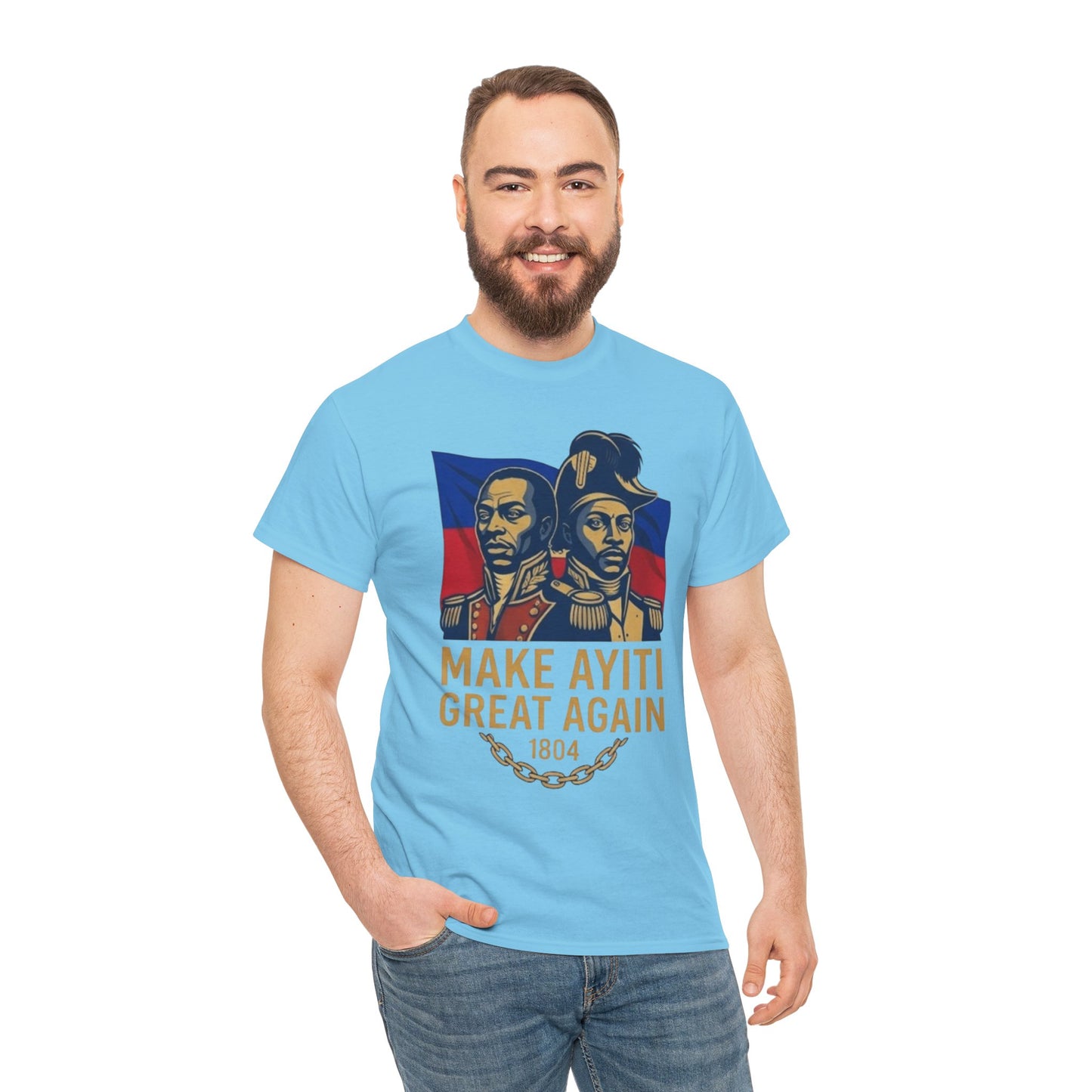 Make Ayiti Great Again T-Shirt | Haitian Revolution 1804 Flag Tee
