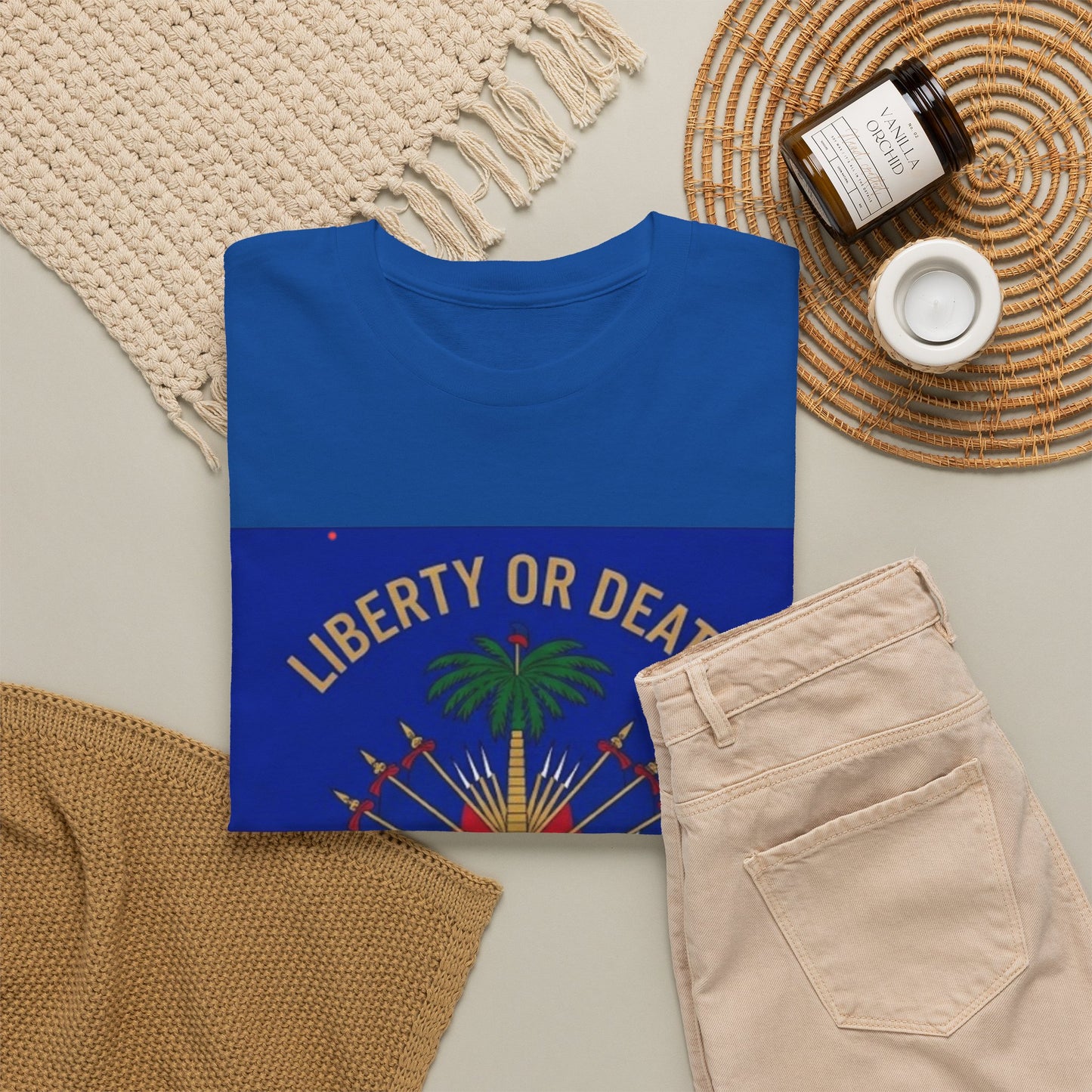 Make Ayiti Great Again T-Shirt | Haitian Flag Coat of Arms, Liberty or Death