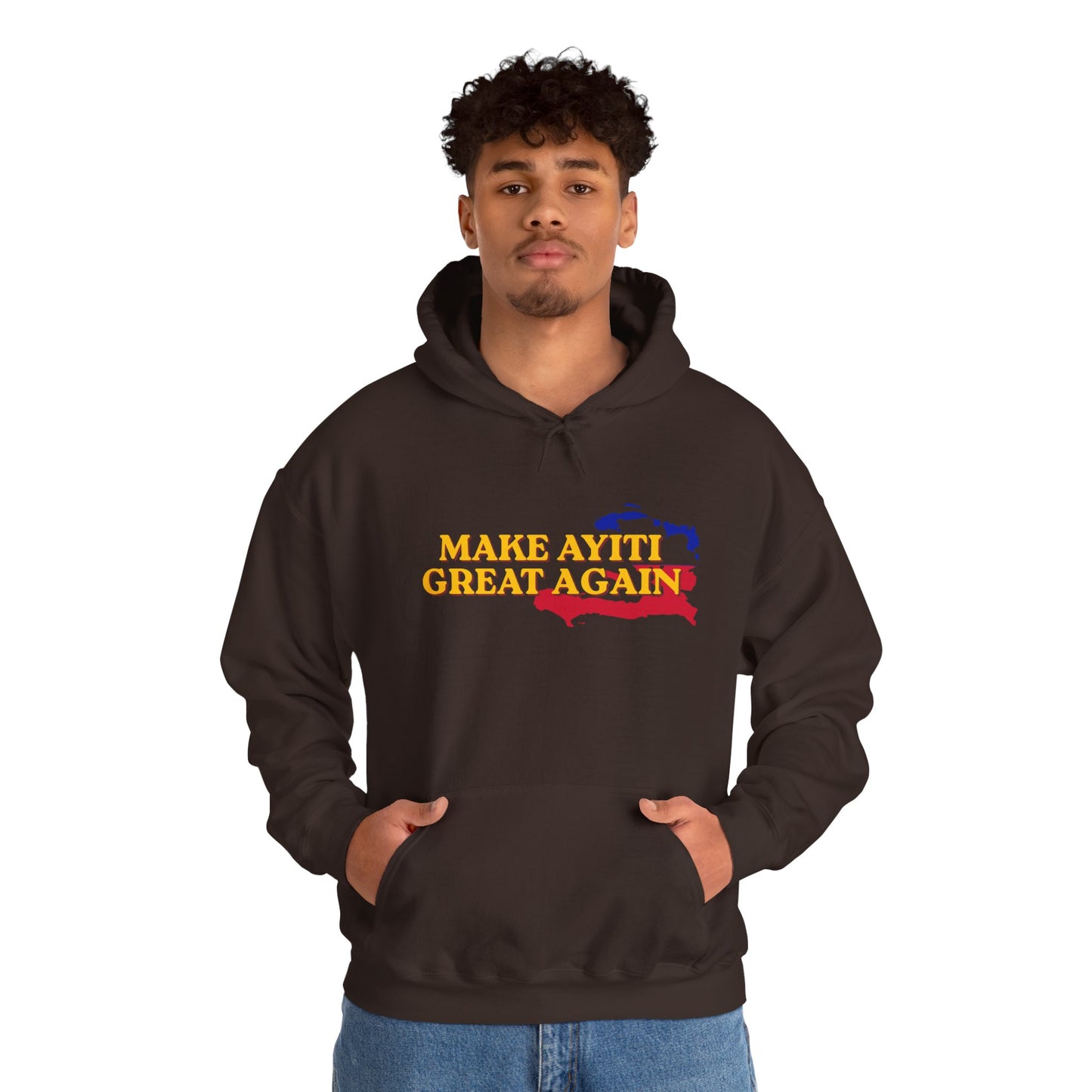 Hoodie - Make Ayiti Great Again / Neg Lakay Haitian Pride Pullover