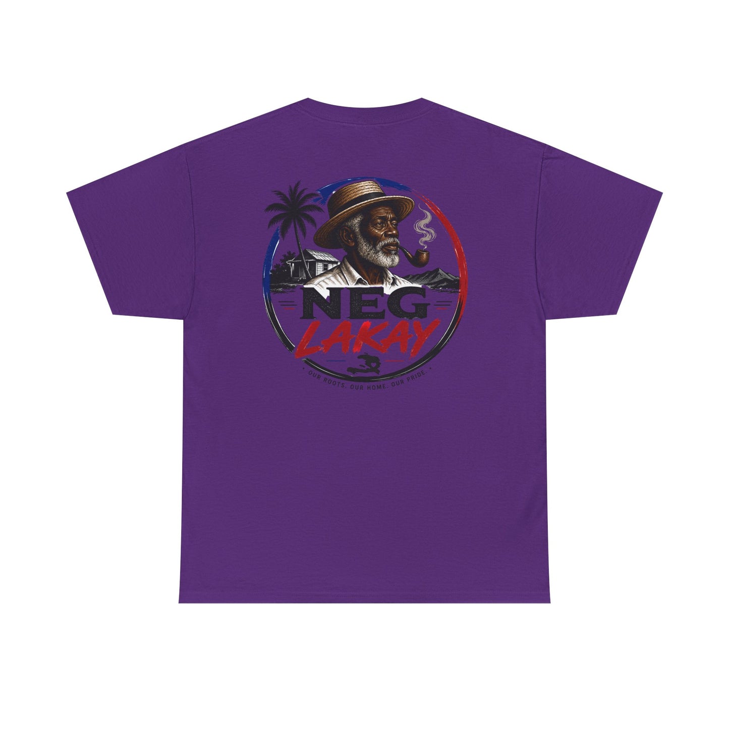 1804 Haitian Coat of Arms Tee | Neg Lakay Portrait Tee, Haitian Heritage Shirt