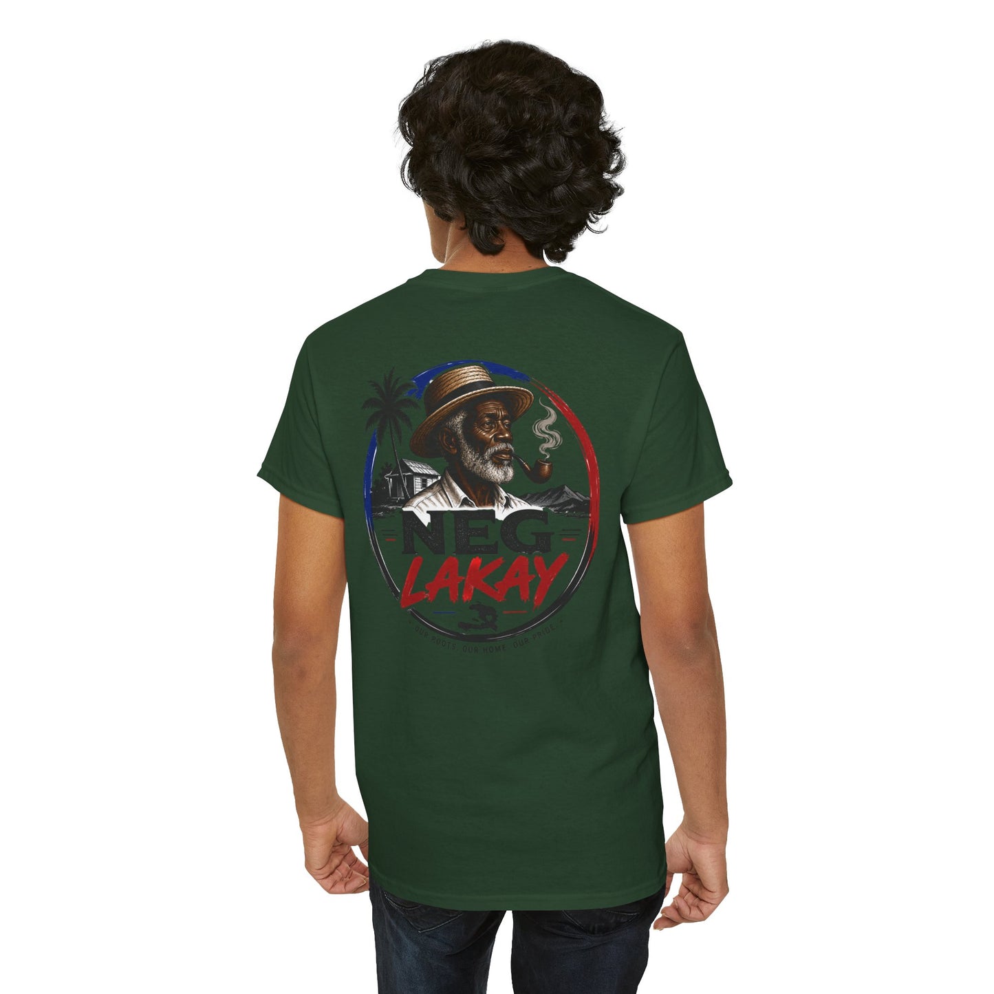 1804 Haitian Coat of Arms Tee | Neg Lakay Portrait Tee, Haitian Heritage Shirt