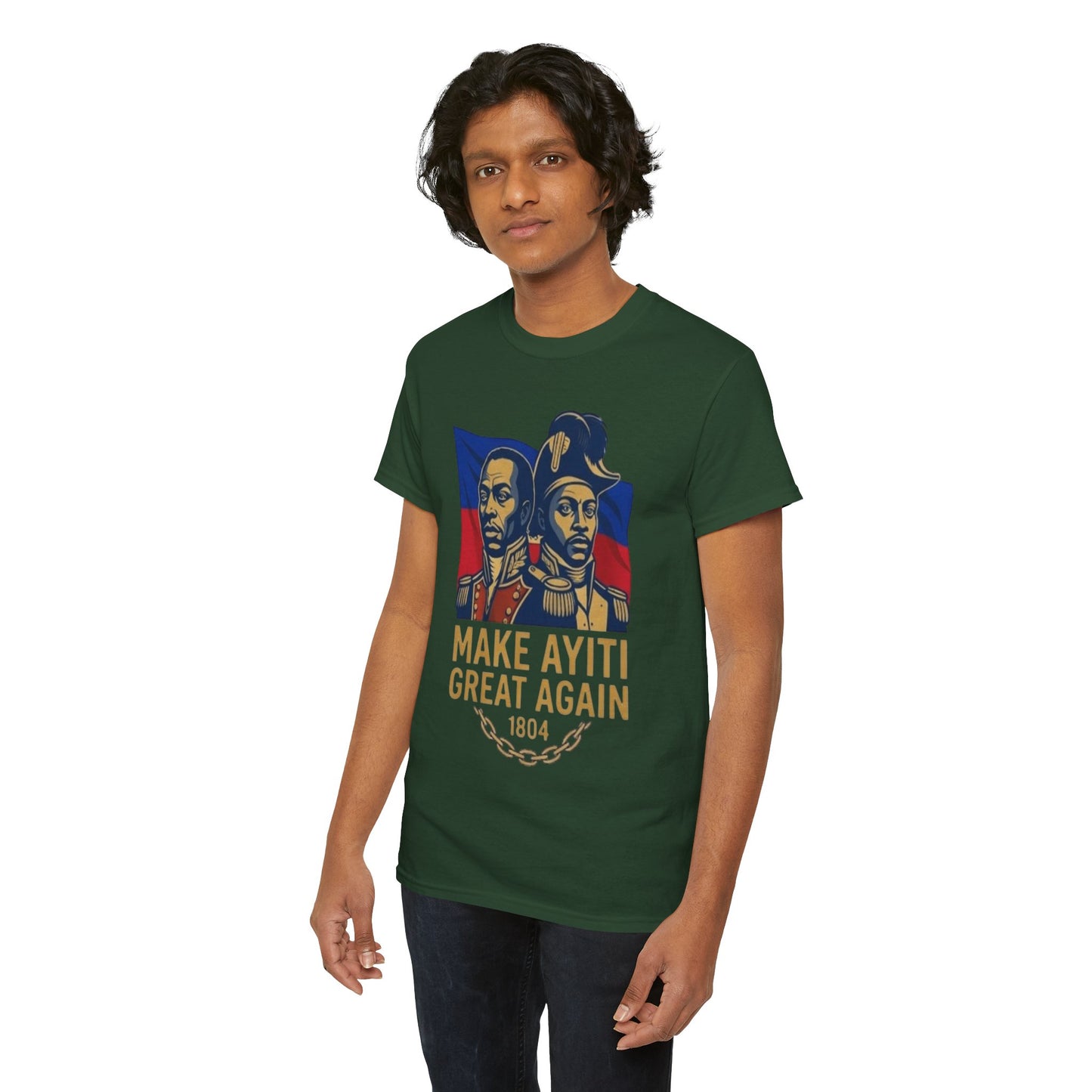 Make Ayiti Great Again T-Shirt | Haitian Revolution 1804 Flag Tee