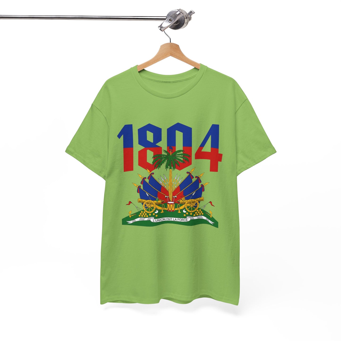 1804 Haitian Coat of Arms Tee | Neg Lakay Portrait Tee, Haitian Heritage Shirt