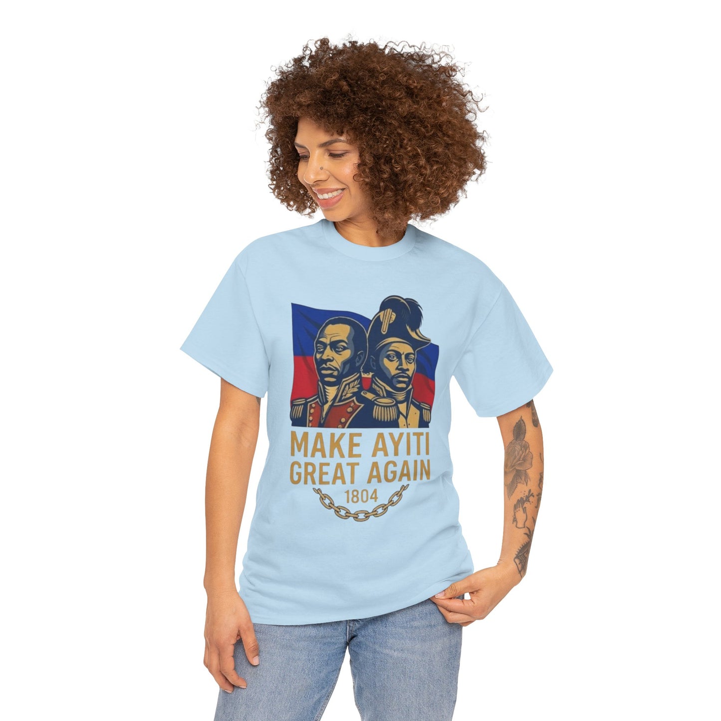 Make Ayiti Great Again T-Shirt | Haitian Revolution 1804 Flag Tee