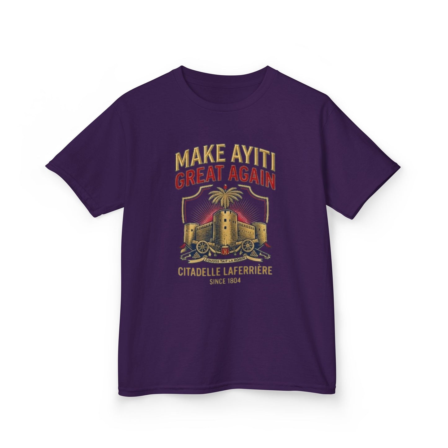 Make Ayiti Great Again kids T-Shirt | Citadelle Laferrière illustration
