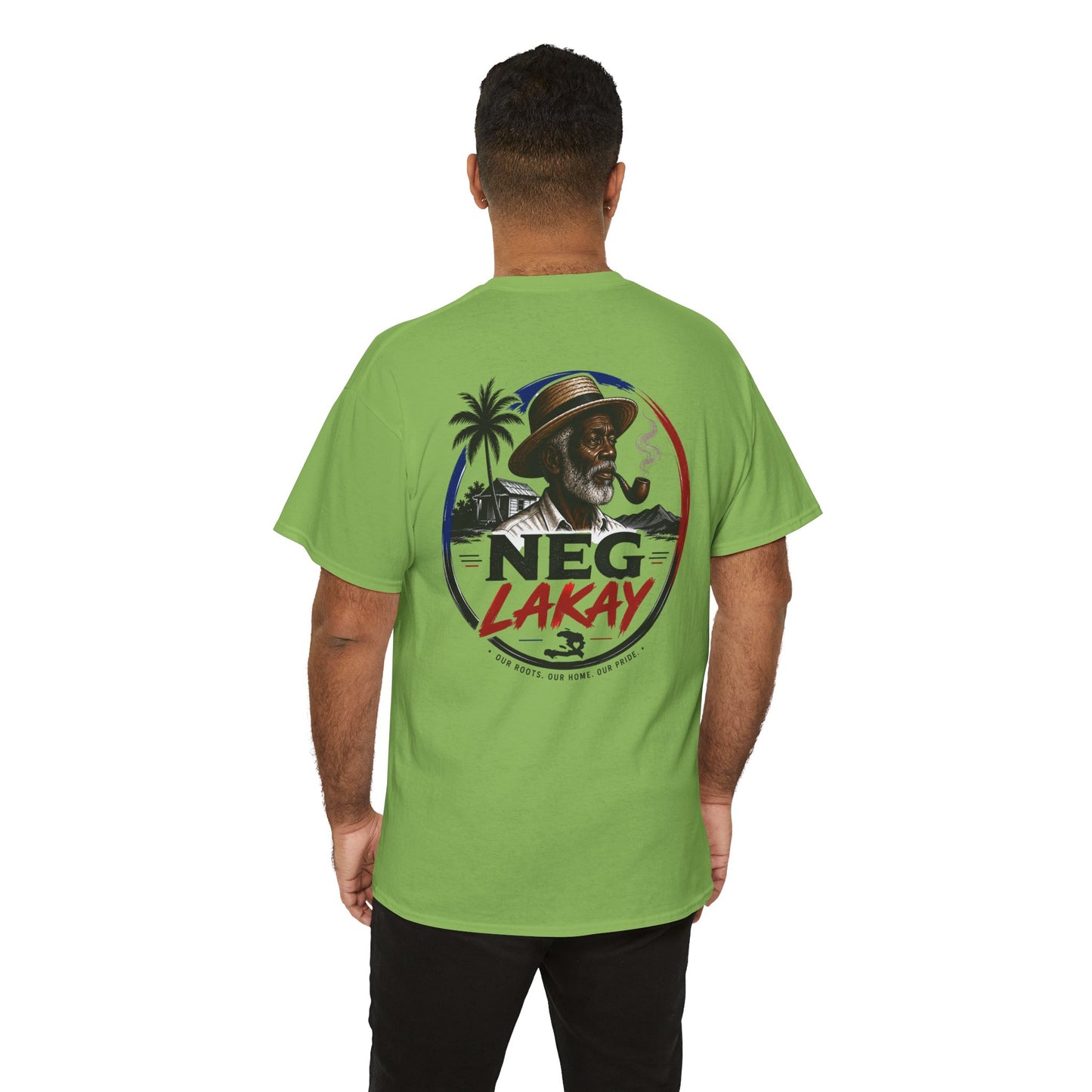 1804 Haitian Coat of Arms Tee | Neg Lakay Portrait Tee, Haitian Heritage Shirt