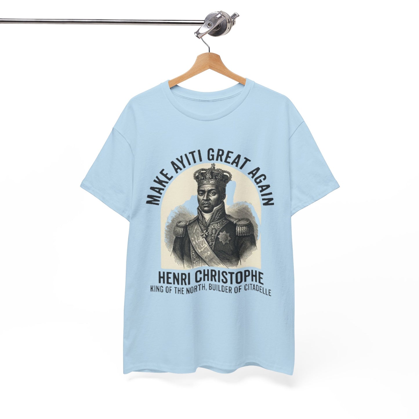 Henri Christophe portrait Make Ayiti Great Again T-Shirt | Haitian history tee