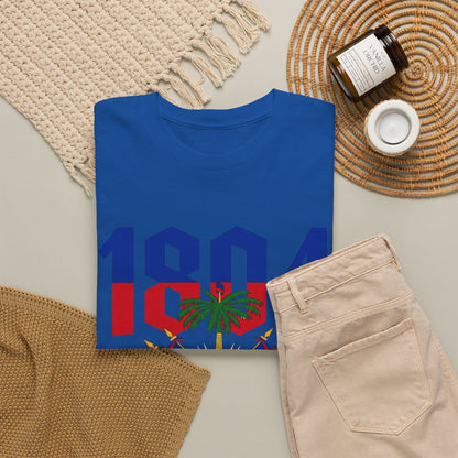 1804 Haitian Coat of Arms Tee | Neg Lakay Portrait Tee, Haitian Heritage Shirt
