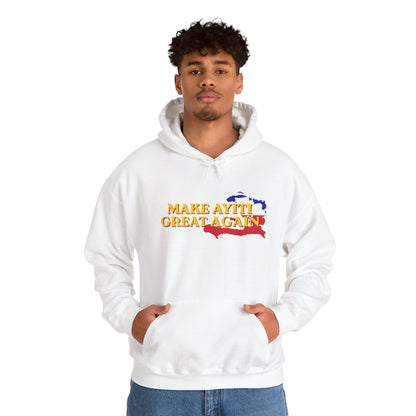 Hoodie - Make Ayiti Great Again / Neg Lakay Haitian Pride Pullover