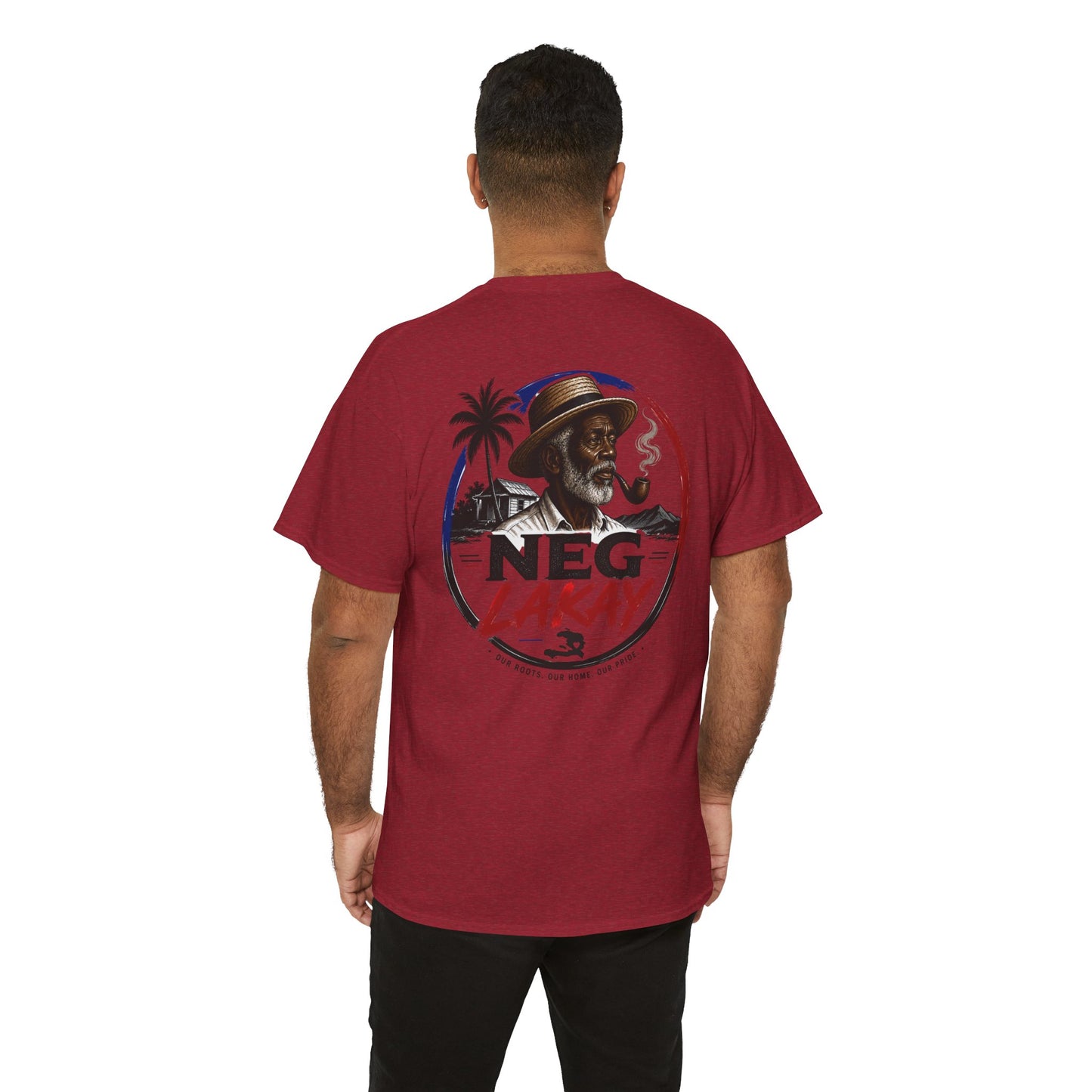 1804 Haitian Coat of Arms Tee | Neg Lakay Portrait Tee, Haitian Heritage Shirt