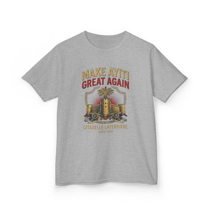 Make Ayiti Great Again kids T-Shirt | Citadelle Laferrière illustration