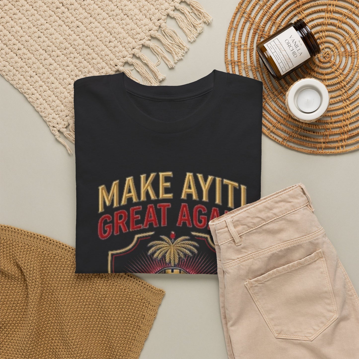Make Ayiti Great Again T-Shirt | Citadelle Laferrière Haiti design