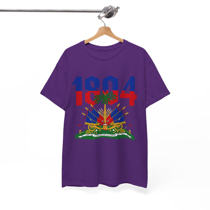 1804 Haitian Coat of Arms Tee | Neg Lakay Portrait Tee, Haitian Heritage Shirt