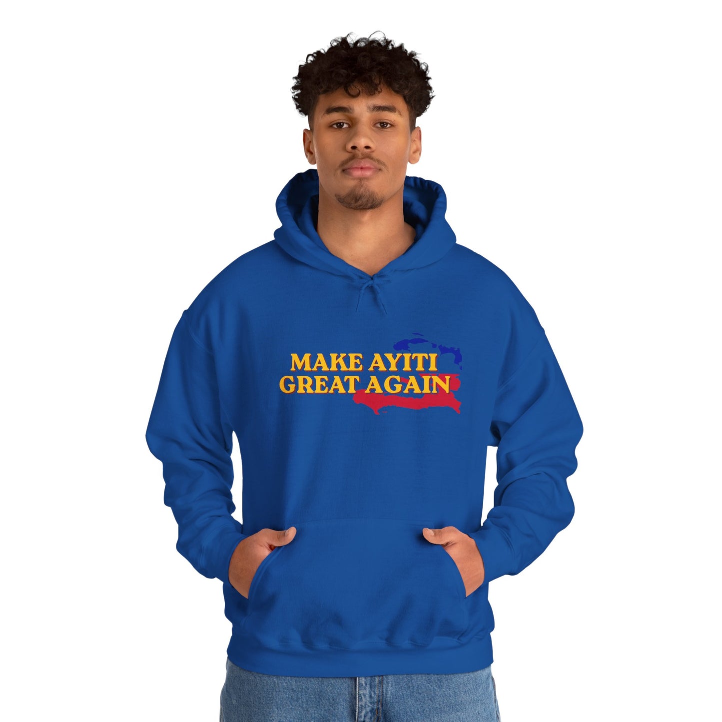 Hoodie - Make Ayiti Great Again / Neg Lakay Haitian Pride Pullover
