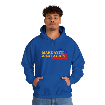 Hoodie - Make Ayiti Great Again / Neg Lakay Haitian Pride Pullover
