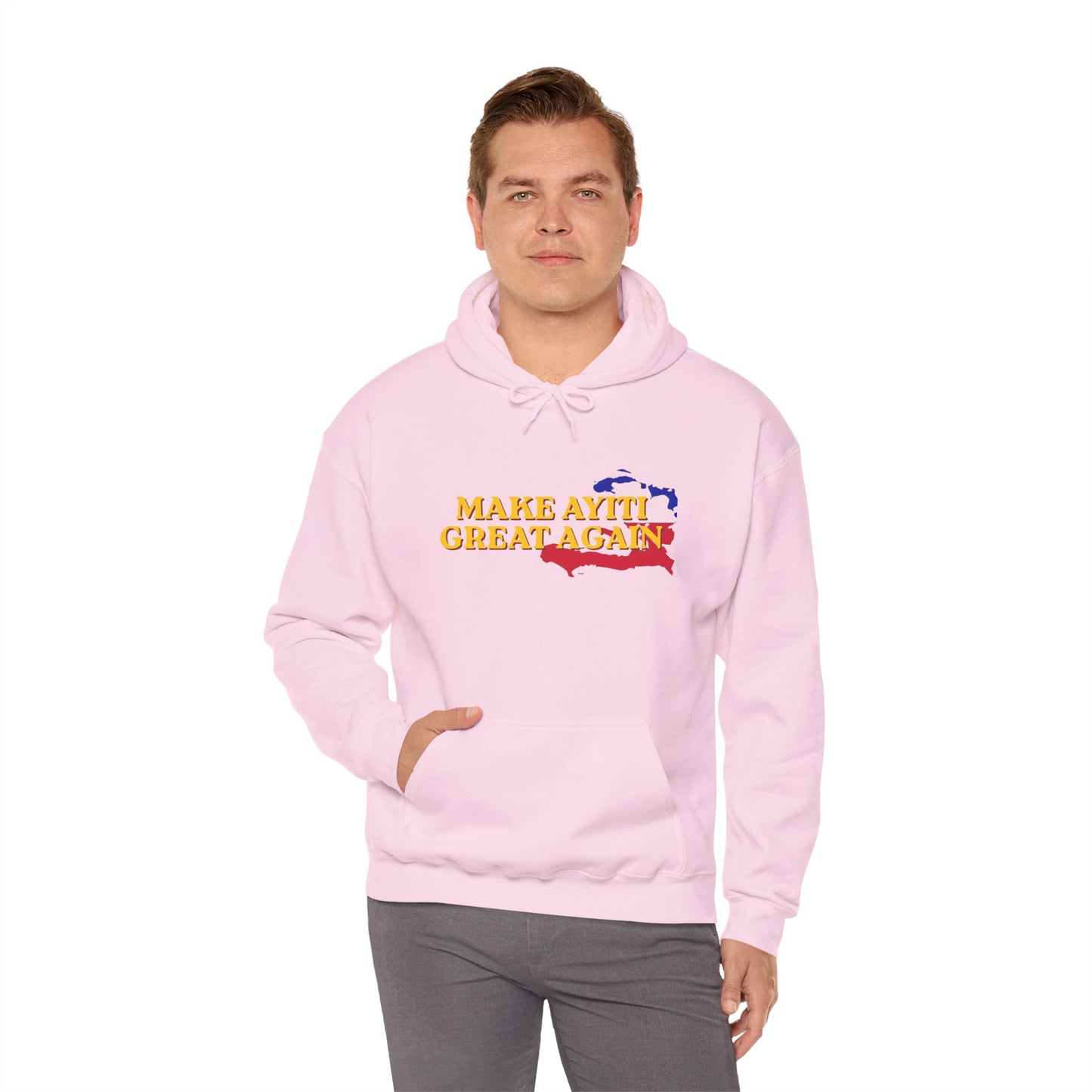 Hoodie - Make Ayiti Great Again / Neg Lakay Haitian Pride Pullover