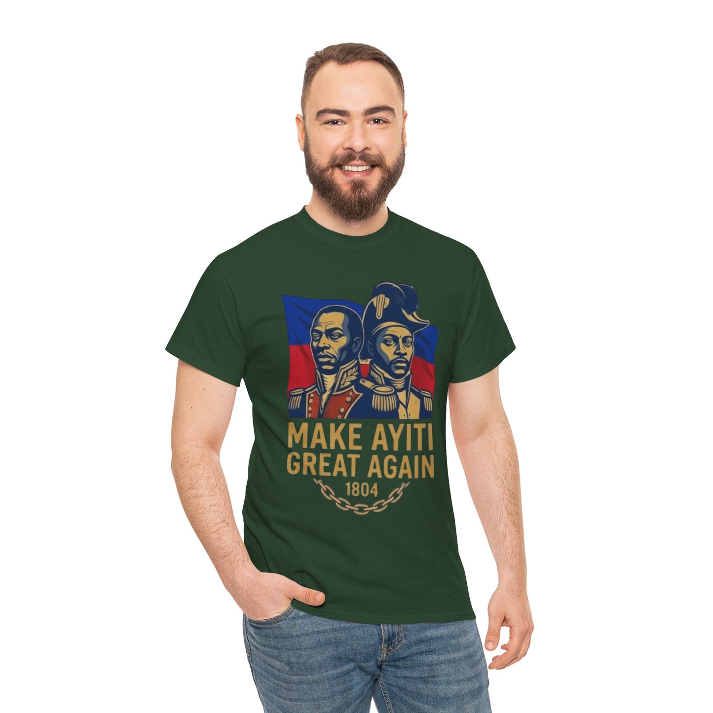 Make Ayiti Great Again T-Shirt | Haitian Revolution 1804 Flag Tee
