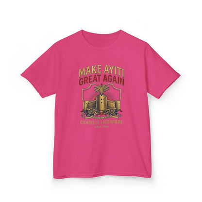Make Ayiti Great Again kids T-Shirt | Citadelle Laferrière illustration