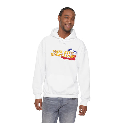 Hoodie - Make Ayiti Great Again / Neg Lakay Haitian Pride Pullover