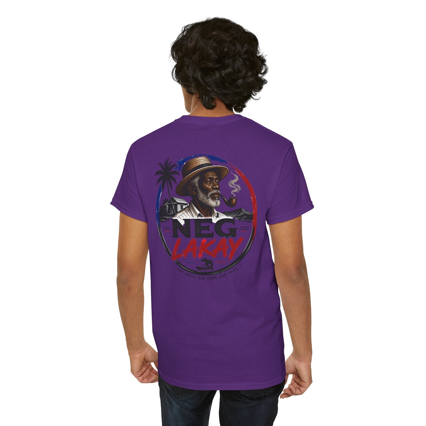 1804 Haitian Coat of Arms Tee | Neg Lakay Portrait Tee, Haitian Heritage Shirt