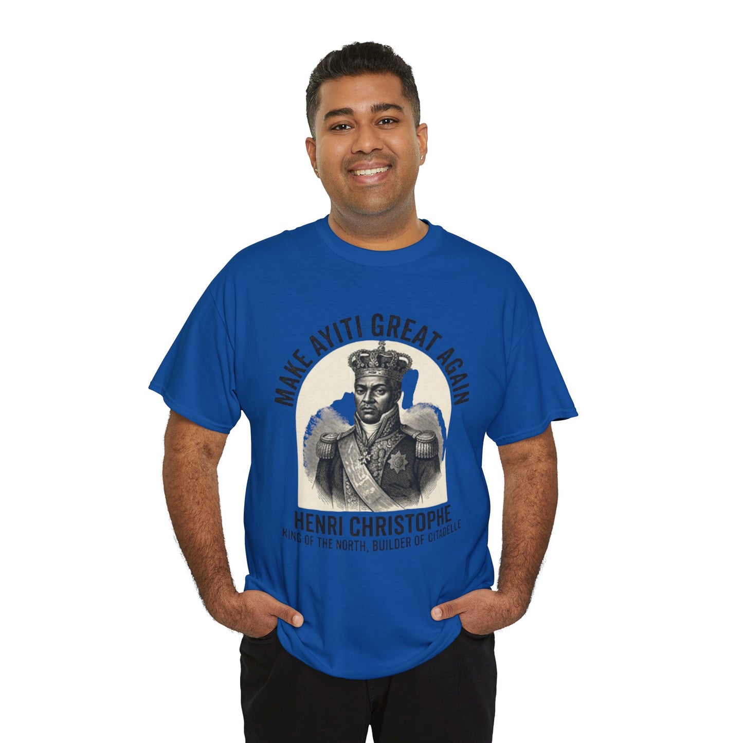 Henri Christophe portrait Make Ayiti Great Again T-Shirt | Haitian history tee