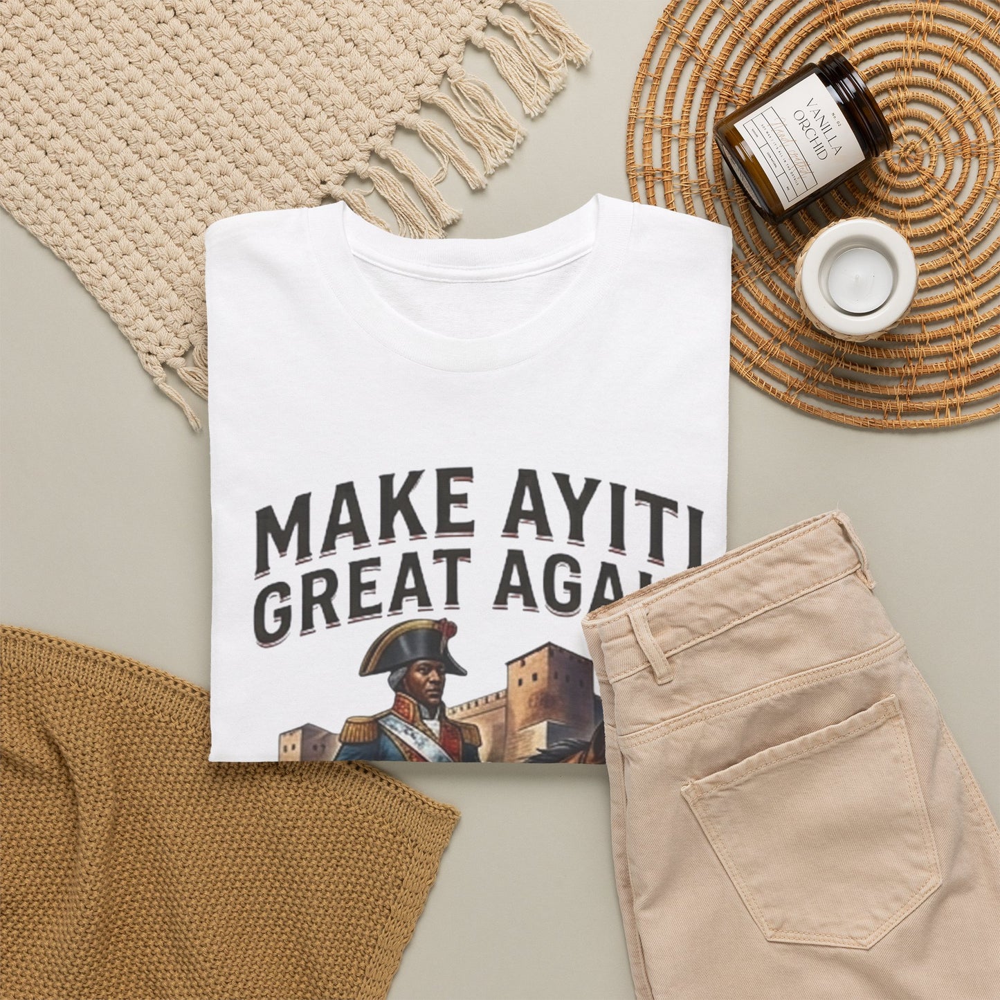 Make Ayiti Great Again T-Shirt | Toussaint Louverture Horse Illustration