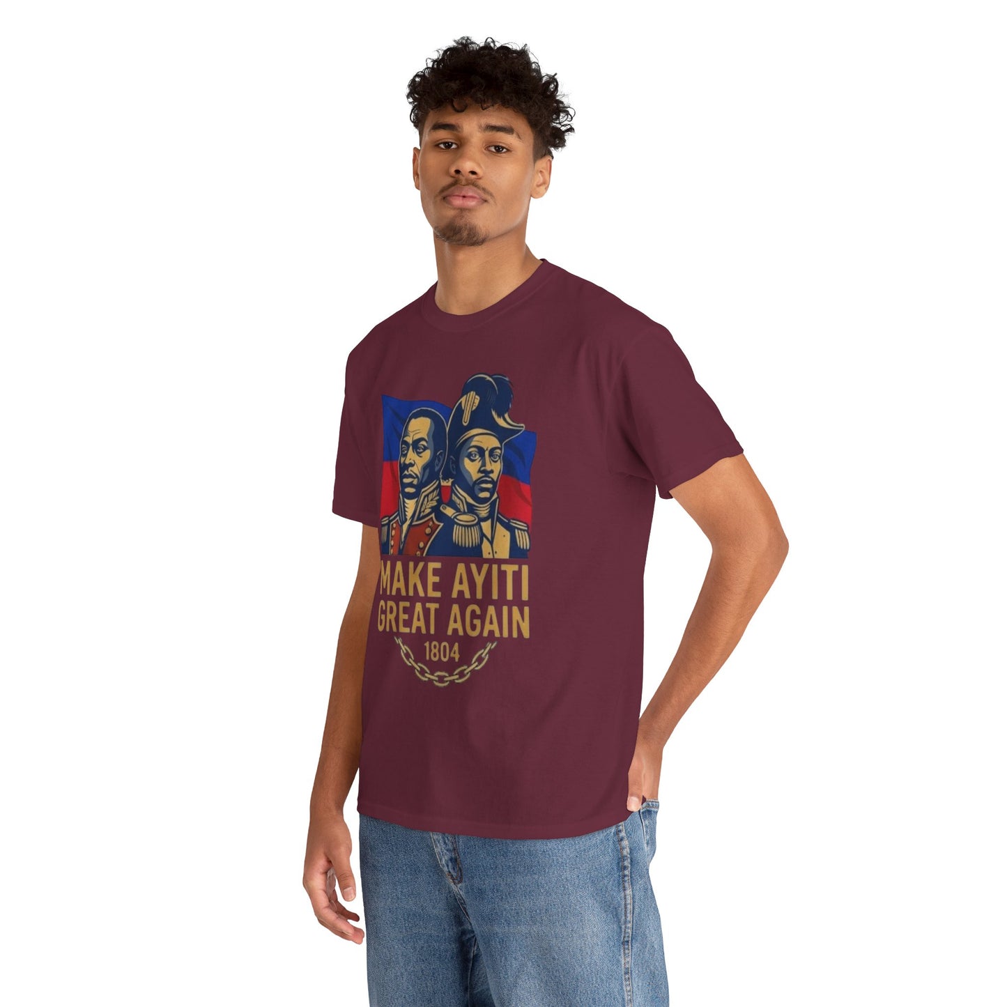 Make Ayiti Great Again T-Shirt | Haitian Revolution 1804 Flag Tee