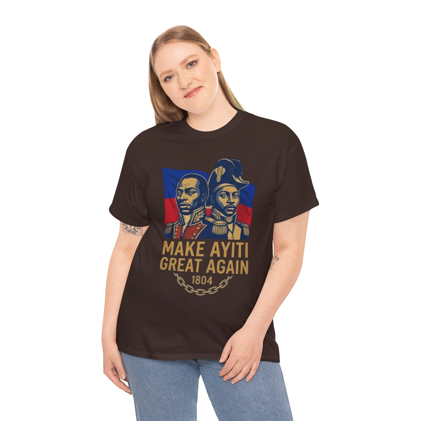 Make Ayiti Great Again T-Shirt | Haitian Revolution 1804 Flag Tee