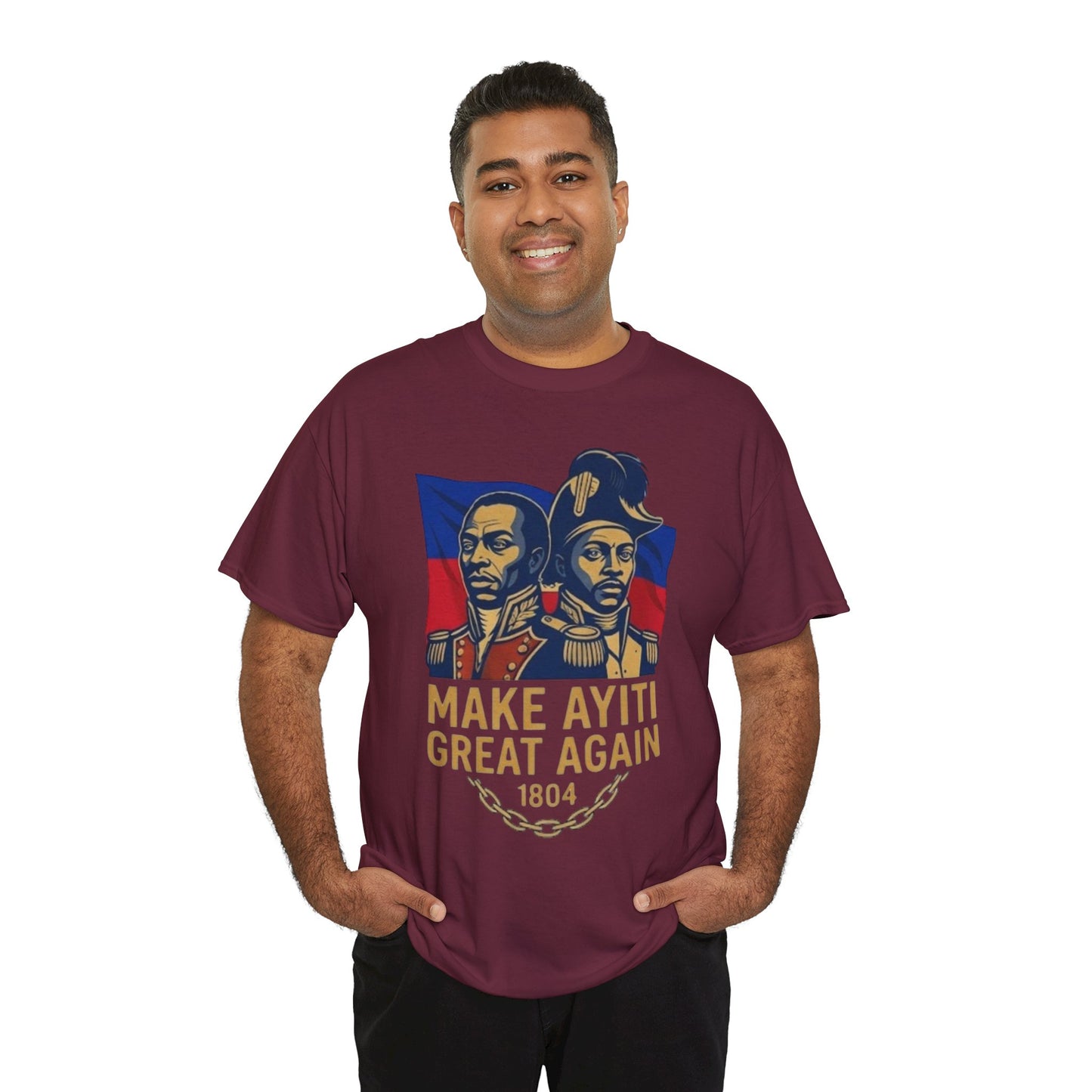 Make Ayiti Great Again T-Shirt | Haitian Revolution 1804 Flag Tee