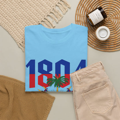 1804 Haitian Coat of Arms Tee | Neg Lakay Portrait Tee, Haitian Heritage Shirt