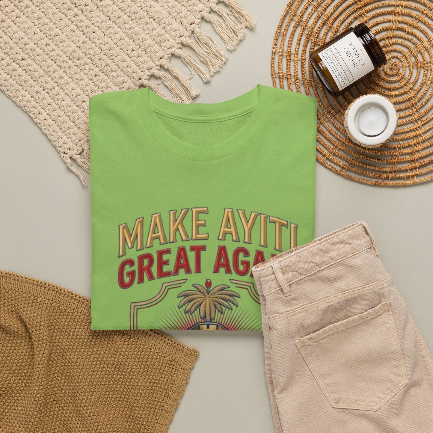 Make Ayiti Great Again T-Shirt | Citadelle Laferrière Haiti design