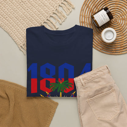 1804 Haitian Coat of Arms Tee | Neg Lakay Portrait Tee, Haitian Heritage Shirt