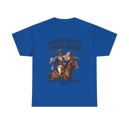Make Ayiti Great Again T-Shirt | Toussaint Louverture Horse Illustration