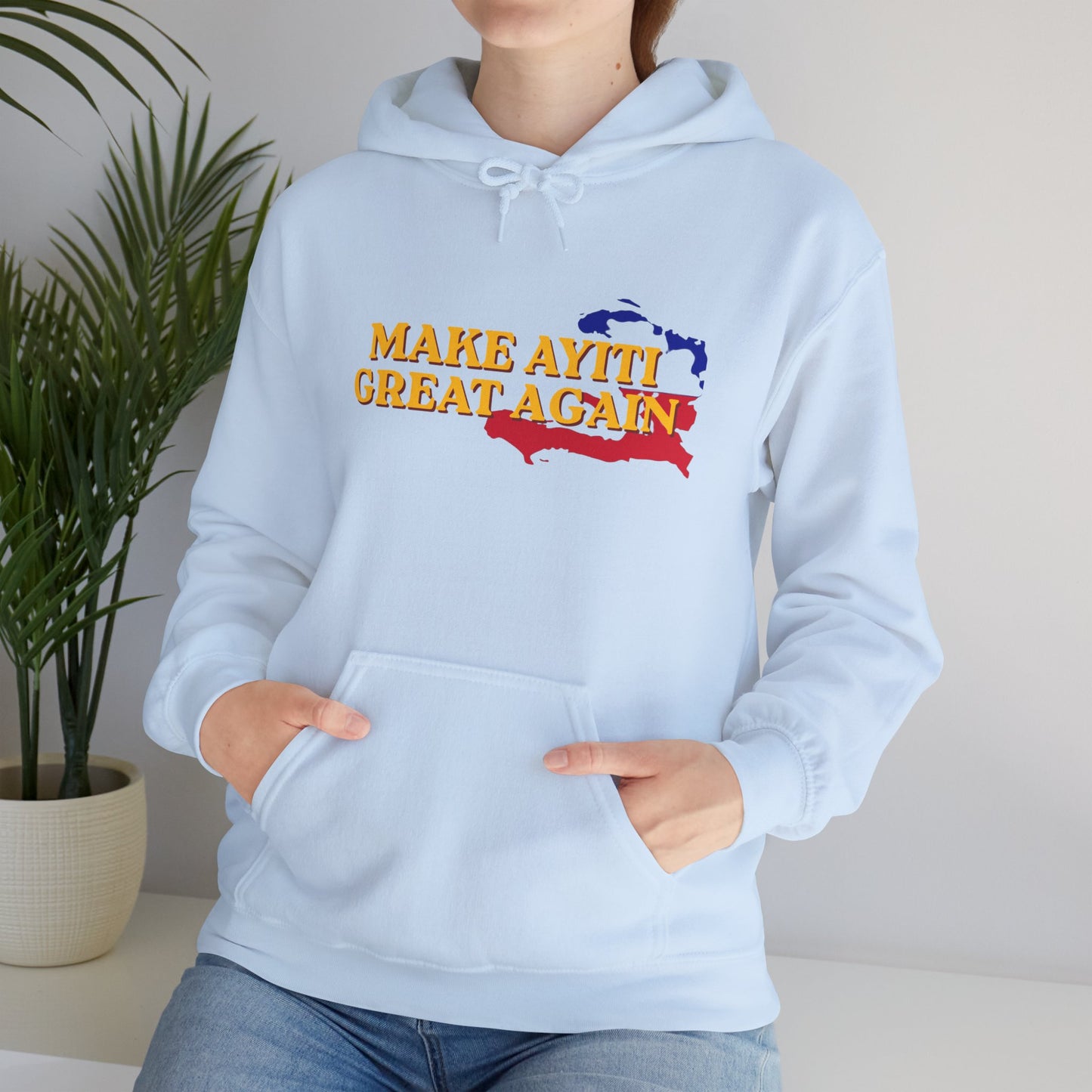 Hoodie - Make Ayiti Great Again / Neg Lakay Haitian Pride Pullover