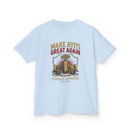 Make Ayiti Great Again kids T-Shirt | Citadelle Laferrière illustration