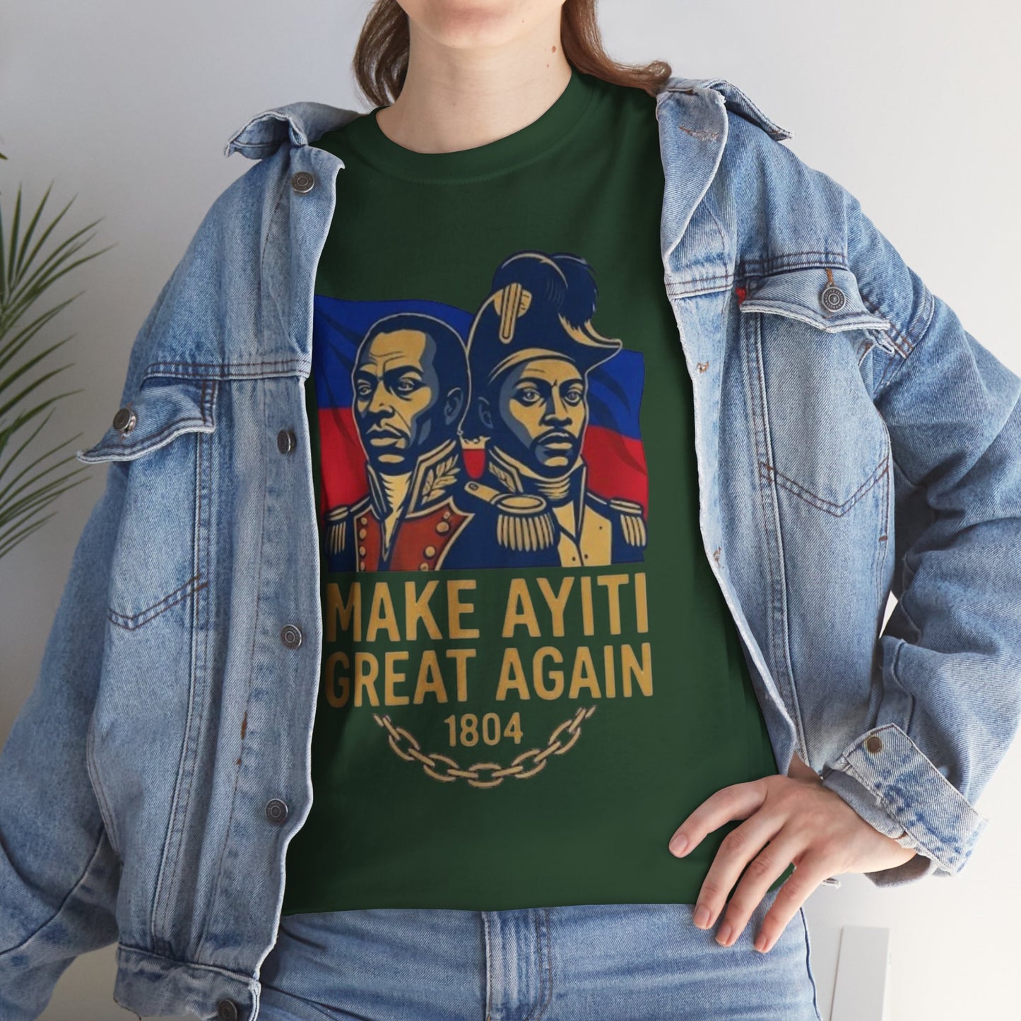 Make Ayiti Great Again T-Shirt | Haitian Revolution 1804 Flag Tee