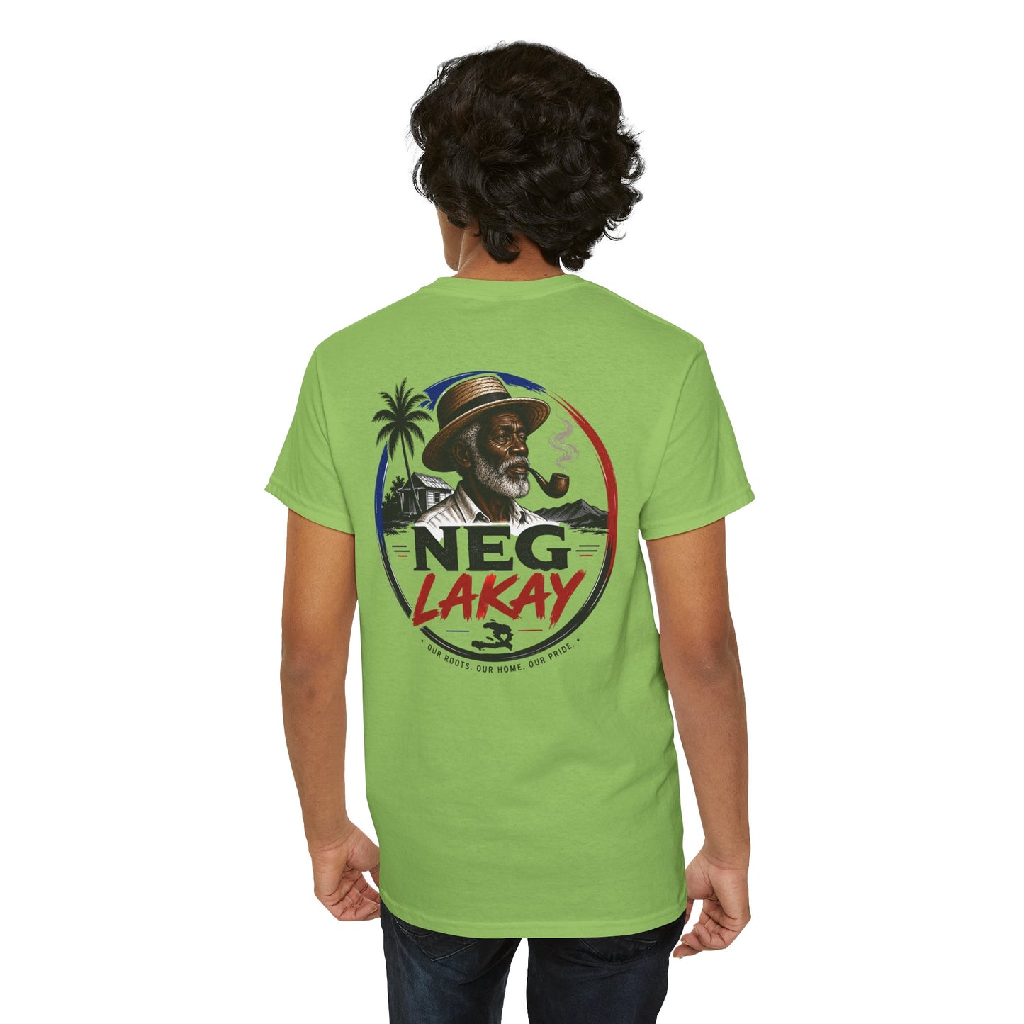1804 Haitian Coat of Arms Tee | Neg Lakay Portrait Tee, Haitian Heritage Shirt