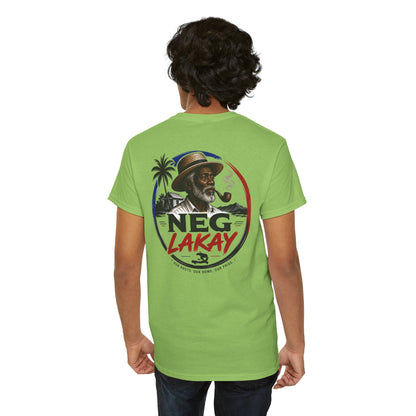 1804 Haitian Coat of Arms Tee | Neg Lakay Portrait Tee, Haitian Heritage Shirt