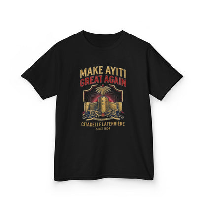 Make Ayiti Great Again kids T-Shirt | Citadelle Laferrière illustration