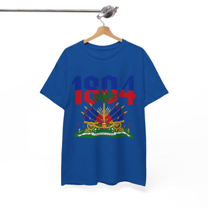 1804 Haitian Coat of Arms Tee | Neg Lakay Portrait Tee, Haitian Heritage Shirt