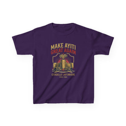 Make Ayiti Great Again kids T-Shirt | Citadelle Laferrière illustration