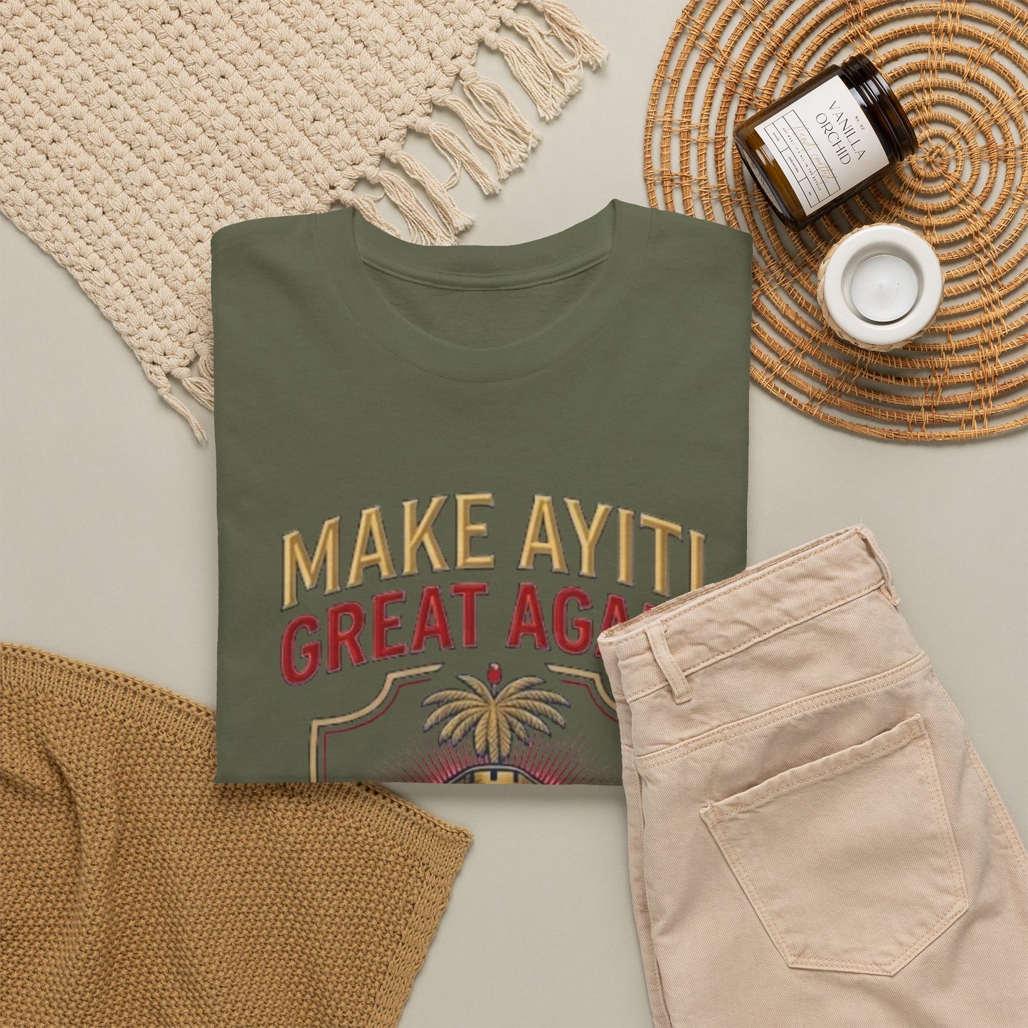 Make Ayiti Great Again T-Shirt | Citadelle Laferrière Haiti design