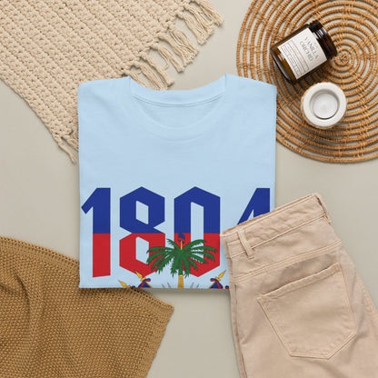 1804 Haitian Coat of Arms Tee | Neg Lakay Portrait Tee, Haitian Heritage Shirt