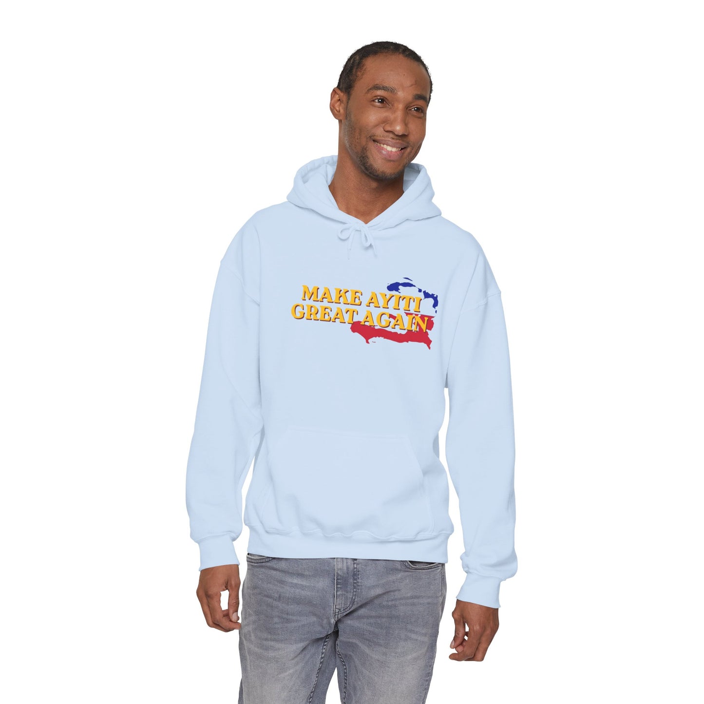 Hoodie - Make Ayiti Great Again / Neg Lakay Haitian Pride Pullover