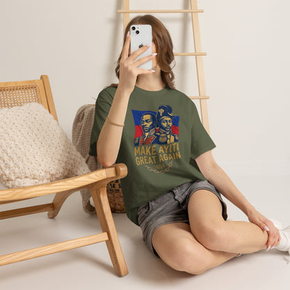 Make Ayiti Great Again T-Shirt | Haitian Revolution 1804 Flag Tee