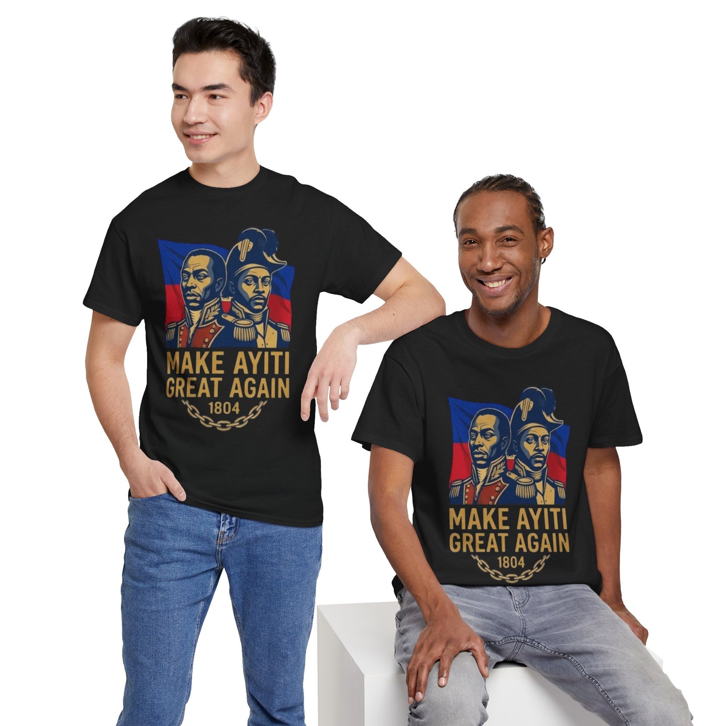 Make Ayiti Great Again T-Shirt | Haitian Revolution 1804 Flag Tee
